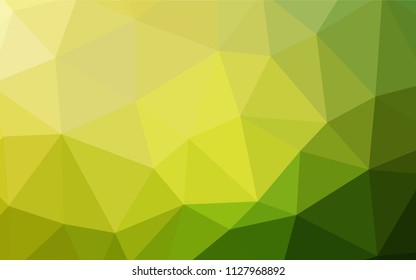 Dark BLUE vector polygonal template. Geometric illustration in Origami style with gradient.  Best triangular design for your business.