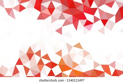Dark BLUE vector polygonal template. Creative illustration in halftone style with triangles. Template for cell phone's backgrounds.