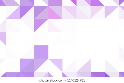 Dark BLUE vector polygonal template. Glitter abstract illustration with an elegant triangles. Pattern for a brand book's backdrop.