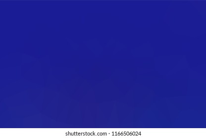 Dark BLUE vector polygonal template. An elegant bright illustration with gradient. A completely new template for your business design.