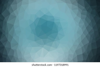 Dark BLUE vector polygonal template. Polygonal abstract illustration with gradient. Brand new design for your business.