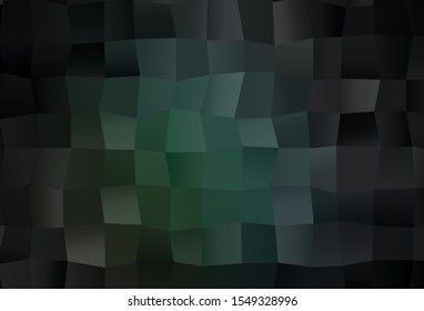 Dark BLUE vector polygonal template. Creative illustration in halftone style with gradient. The best triangular design for your business.