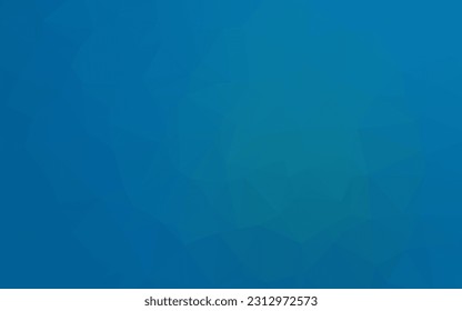 Dark BLUE vector polygonal template. A vague abstract illustration with gradient. Completely new design for your business.
