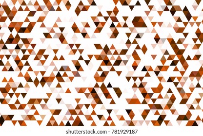 Dark BLUE vector polygonal template. Creative geometric illustration in Origami style with gradient. Triangular pattern for your business design.