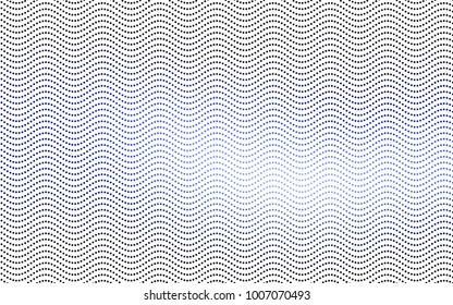 Dark BLUE vector red banner with set of circles, dots. Donuts Background. Creative Design Template. Technological halftone illustration.