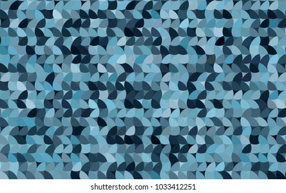 Dark BLUE vector red banner with set of circles, dots. Donuts Background. Creative Design Template. Technological halftone illustration.