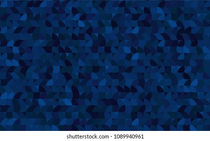 Dark BLUE vector red banner with set of circles, dots. Donuts Background. Creative Design Template. Technological halftone illustration.