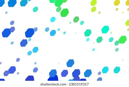 Dark BLUE vector red banner with set of circles, dots. Donuts Background. Creative Design Template. Technological halftone illustration.