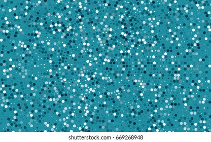 Dark BLUE vector red banner with set of circles, dots. Donuts Background. Creative Design Template. Technological halftone illustration.
