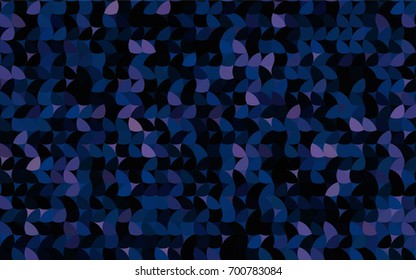 Dark BLUE vector red banner with set of circles, dots. Donuts Background. Creative Design Template. Technological halftone illustration.