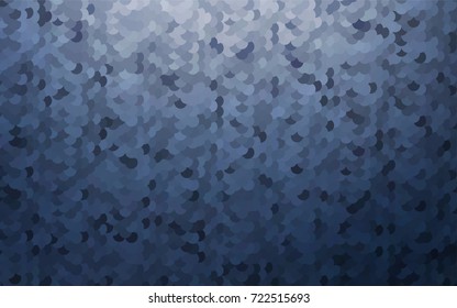 Dark BLUE vector red banner with set of circles, dots. Donuts Background. Creative Design Template. Technological halftone illustration.