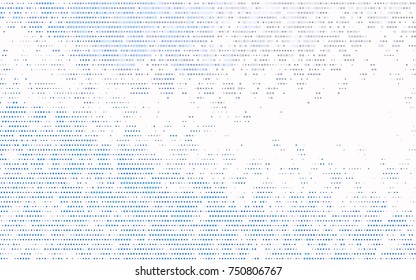 Dark BLUE vector red banner with set of circles, dots. Donuts Background. Creative Design Template. Technological halftone illustration.