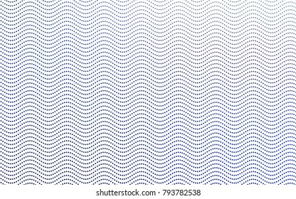 Dark BLUE vector red banner with set of circles, dots. Donuts Background. Creative Design Template. Technological halftone illustration.