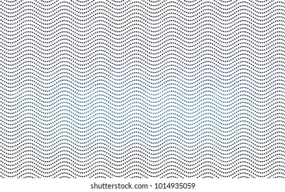 Dark BLUE vector red pattern of geometric circles, shapes. Colorful mosaic banner. Geometric background with colored disks.