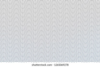 Dark BLUE vector red pattern of geometric circles, shapes. Colorful mosaic banner. Geometric background with colored disks.