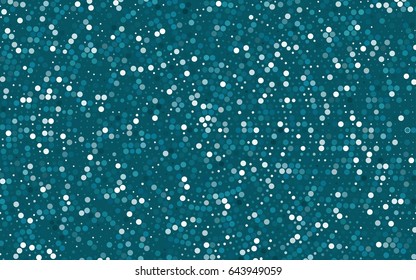 Dark BLUE vector red pattern of geometric circles, shapes. Colorful mosaic banner. Geometric background with colored disks.