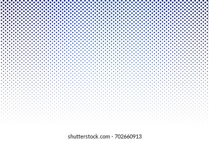 Dark BLUE vector red pattern of geometric circles, shapes. Colorful mosaic banner. Geometric background with colored disks.