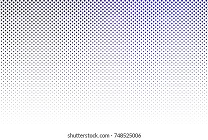 Dark BLUE vector red pattern of geometric circles, shapes. Colorful mosaic banner. Geometric background with colored disks.