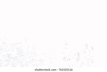 Dark BLUE vector red pattern of geometric circles, shapes. Colorful mosaic banner. Geometric background with colored disks.