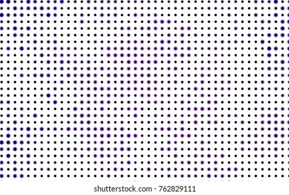 Dark BLUE vector red pattern of geometric circles, shapes. Colorful mosaic banner. Geometric background with colored disks.