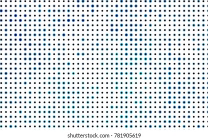 Dark BLUE vector red pattern of geometric circles, shapes. Colorful mosaic banner. Geometric background with colored disks.