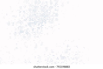 Dark BLUE vector red pattern of geometric circles, shapes. Colorful mosaic banner. Geometric background with colored disks.