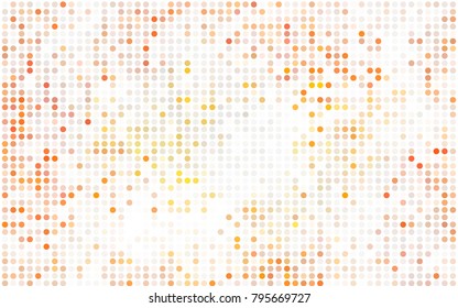 Dark BLUE vector red pattern of geometric circles, shapes. Colorful mosaic banner. Geometric background with colored disks.