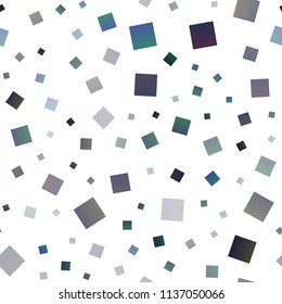 Dark BLUE vector seamless backdrop with rectangles, squares. Beautiful illustration with rectangles and squares. Modern template for your landing page.