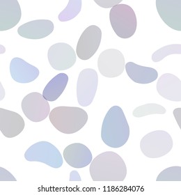 Dark BLUE vector seamless backdrop with dots, spots. Glitter abstract illustration with blurred drops of rain. Pattern for trendy fabric, wallpapers.
