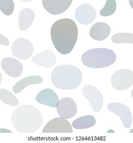 Dark BLUE vector seamless backdrop with dots, spots. Modern abstract illustration with colorful water drops. Design for textile, fabric, wallpapers.