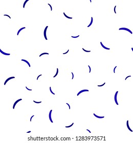Dark BLUE vector seamless backdrop with bent lines. Shining colorful illustration in simple style. The best colorful design for your business.