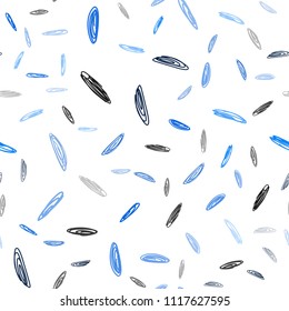 Dark BLUE vector seamless background with bubbles. Blurred decorative design in abstract style with bubbles. Pattern can be used as texture of wallpapers.
