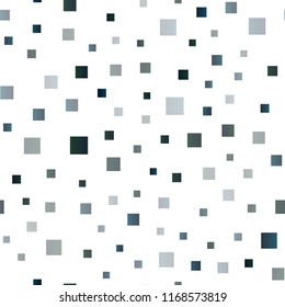 Dark BLUE vector seamless background with rectangles. Abstract gradient illustration with rectangles. Pattern can be used for websites.