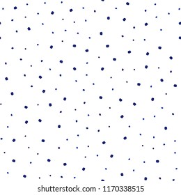 Dark BLUE vector seamless background with bubbles. Abstract illustration with colored bubbles in nature style. Trendy design for wallpaper, fabric makers.