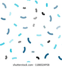 Dark BLUE vector seamless background with bubble shapes. Geometric illustration in marble style with gradient.  The best blurred design for your business.