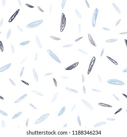 Dark BLUE vector seamless background with bubbles. Modern abstract illustration with colorful water drops. Pattern can be used as texture of wallpapers.