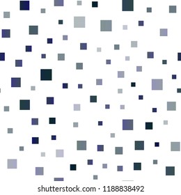 Dark BLUE vector seamless background with rectangles. Decorative design in abstract style with rectangles. Best design for your ad, poster, banner.