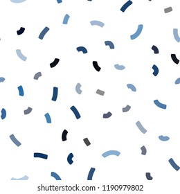 Dark BLUE vector seamless background with lamp shapes. Creative geometric illustration in marble style with gradient. Textured wave pattern for backgrounds.