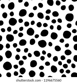 Dark BLUE vector seamless background with bubbles. Abstract illustration with colored bubbles in nature style. Design for textile, fabric, wallpapers.