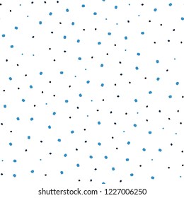 Dark BLUE vector seamless background with bubbles. Beautiful colored illustration with blurred circles in nature style. Pattern for trendy fabric, wallpapers.