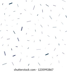 Dark BLUE vector seamless background with straight lines. Blurred decorative design in simple style with lines. The template can be used as a background.
