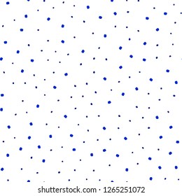 Dark BLUE vector seamless background with bubbles. Modern abstract illustration with colorful water drops. Pattern for design of window blinds, curtains.