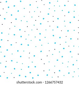 Dark BLUE vector seamless background with bubbles. Blurred decorative design in abstract style with bubbles. Trendy design for wallpaper, fabric makers.