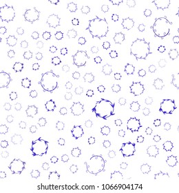 Dark BLUE vector seamless  cover with spots. Blurred decorative design in abstract style with bubbles. Pattern can be used for beautiful websites.