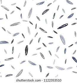 Dark BLUE vector seamless cover with spots. Beautiful colored illustration with blurred circles in nature style. Completely new template for your brand book.