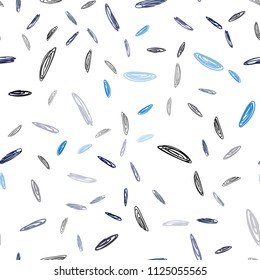Dark BLUE vector seamless cover with spots. Illustration with set of shining colorful abstract circles. Pattern can be used for beautiful websites.