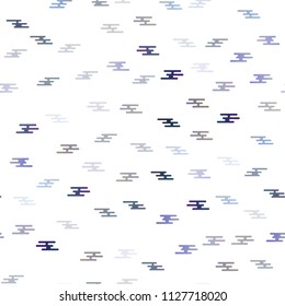 Dark BLUE vector seamless cover with long lines. Lines on blurred abstract background with gradient. The pattern can be used for websites.