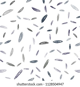 Dark BLUE vector seamless cover with spots. Beautiful colored illustration with blurred circles in nature style. Pattern can be used for futuristic ad, booklets.
