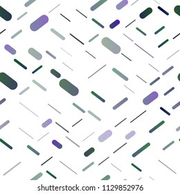 Dark BLUE vector seamless cover with long lines. Blurred decorative design in simple style with lines. The pattern can be used for busines ad, booklets, leaflets