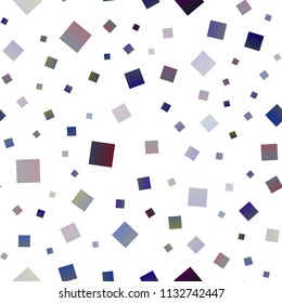 Dark BLUE vector seamless cover in polygonal style. Glitter abstract illustration with rectangular shapes. Best design for your ad, poster, banner.